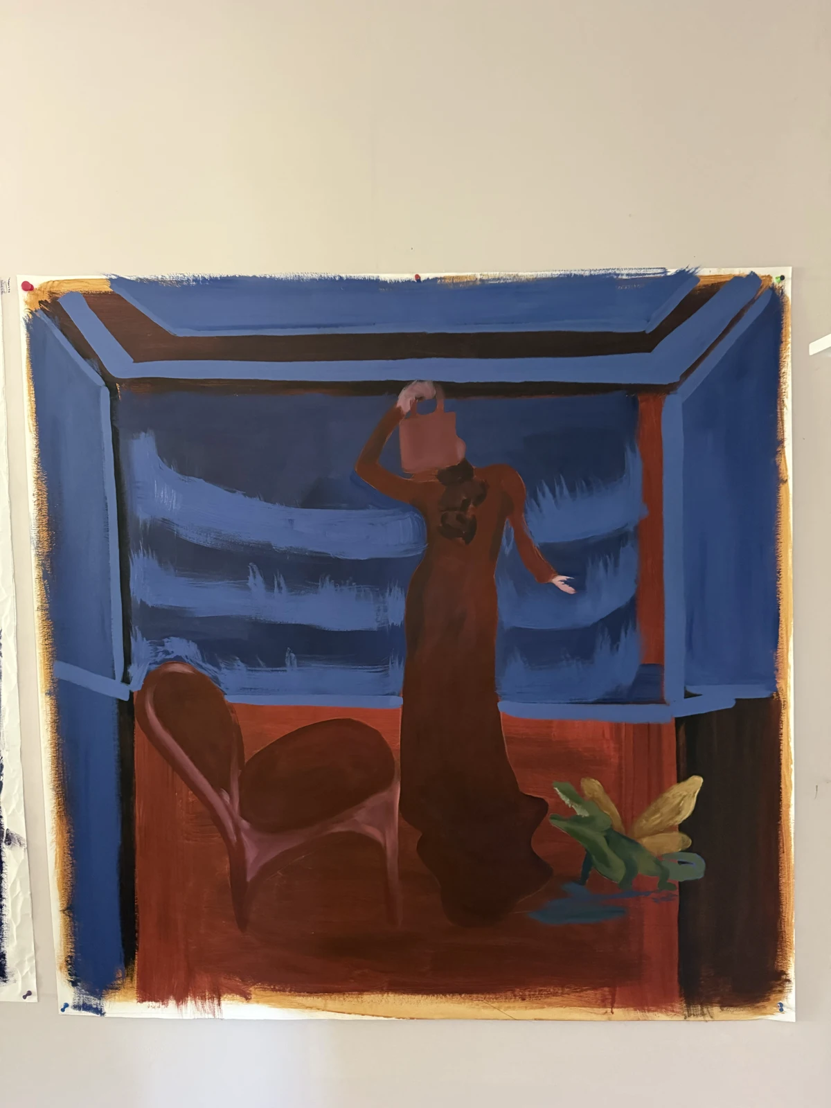 Blue room painting